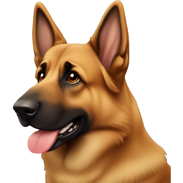 Brown German Shepard emoji