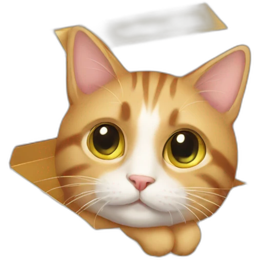 cat from gift box emoji