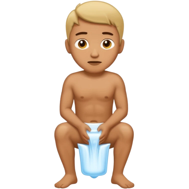 Peeing guy emoji