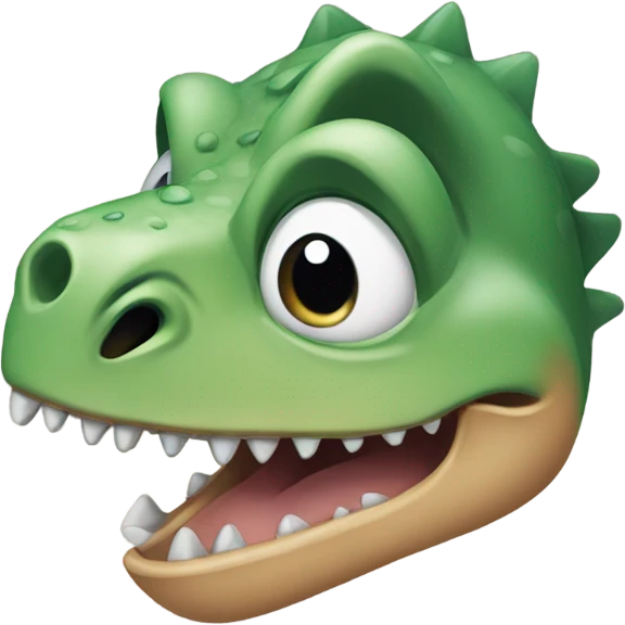 dinosaur crying emoji