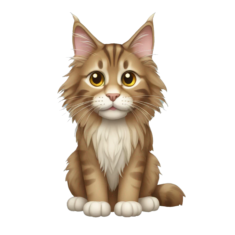 maine coon cat emoji