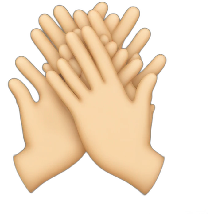 Clapping hands emoji