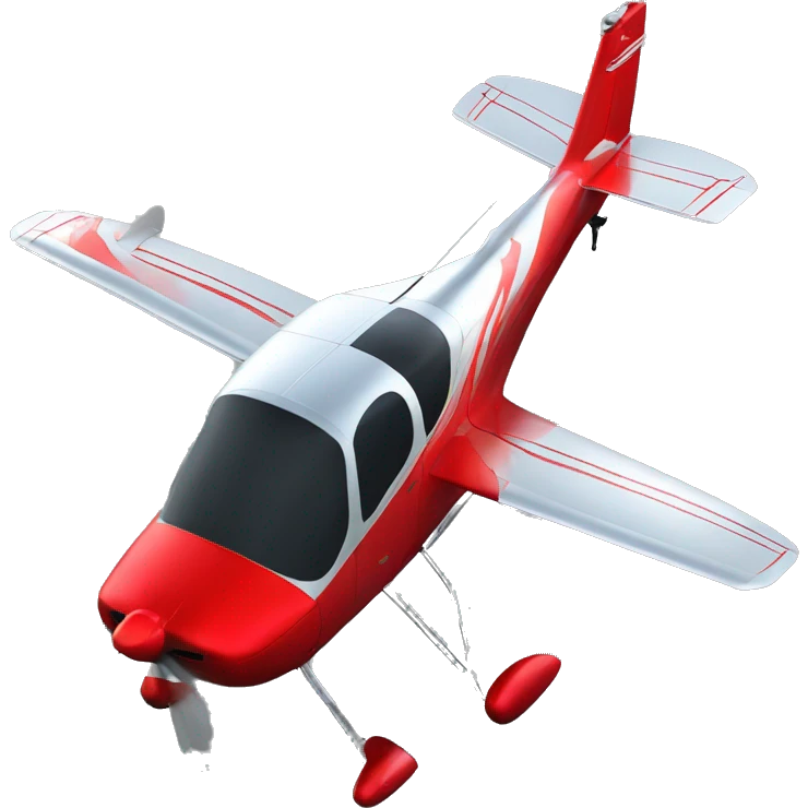 Cirrus SR22T Red and Silver emoji
