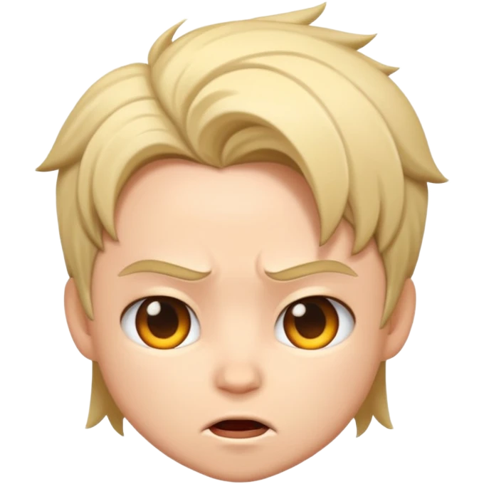 Cool chibi mad emoji
