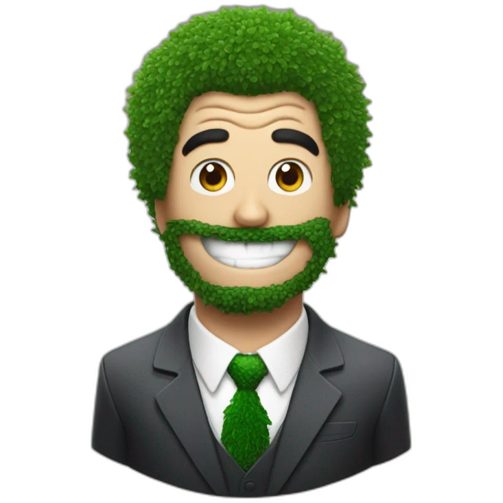 Venom as chia pet emoji