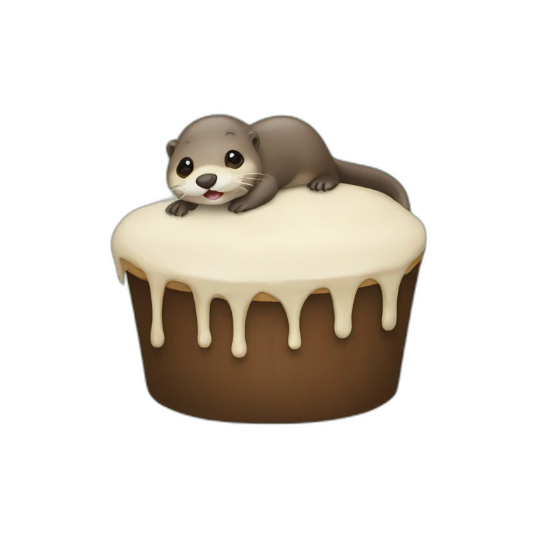 Loutre sur tortu emoji