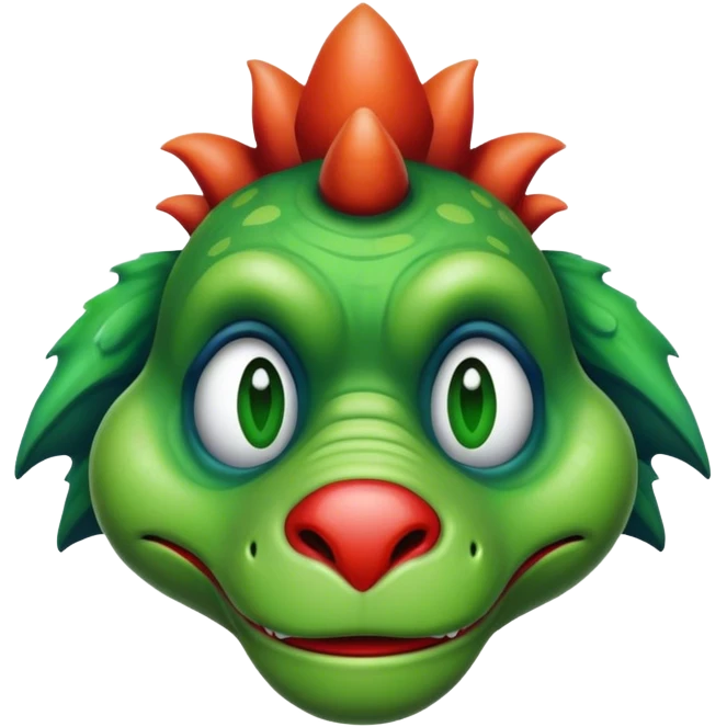 sad dinosaur clown emoji