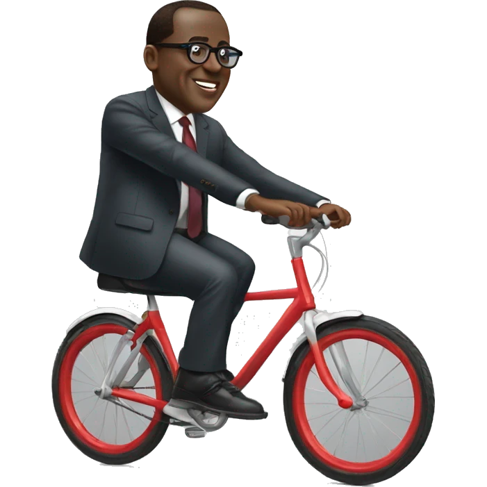 macky sall sur un velo emoji
