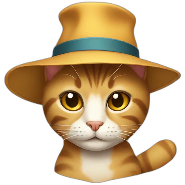 cat with hat emoji