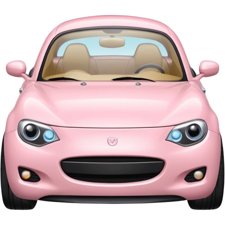 cute light pink car emoji