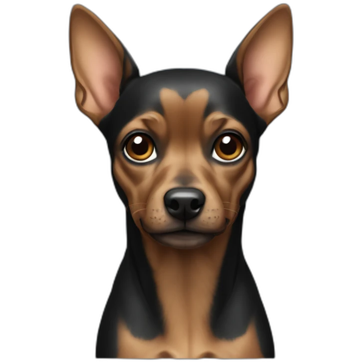 Black Miniature pincher emoji