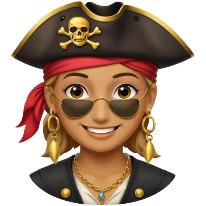 Flirty pirate  emoji