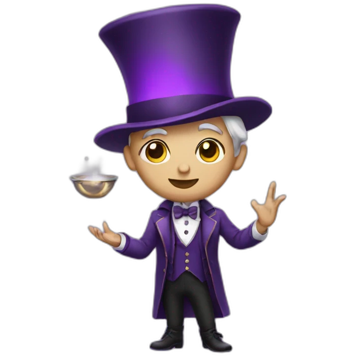 Magician purple emoji
