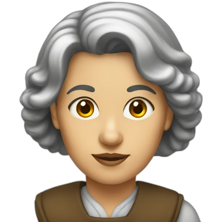 An female historian emoji
