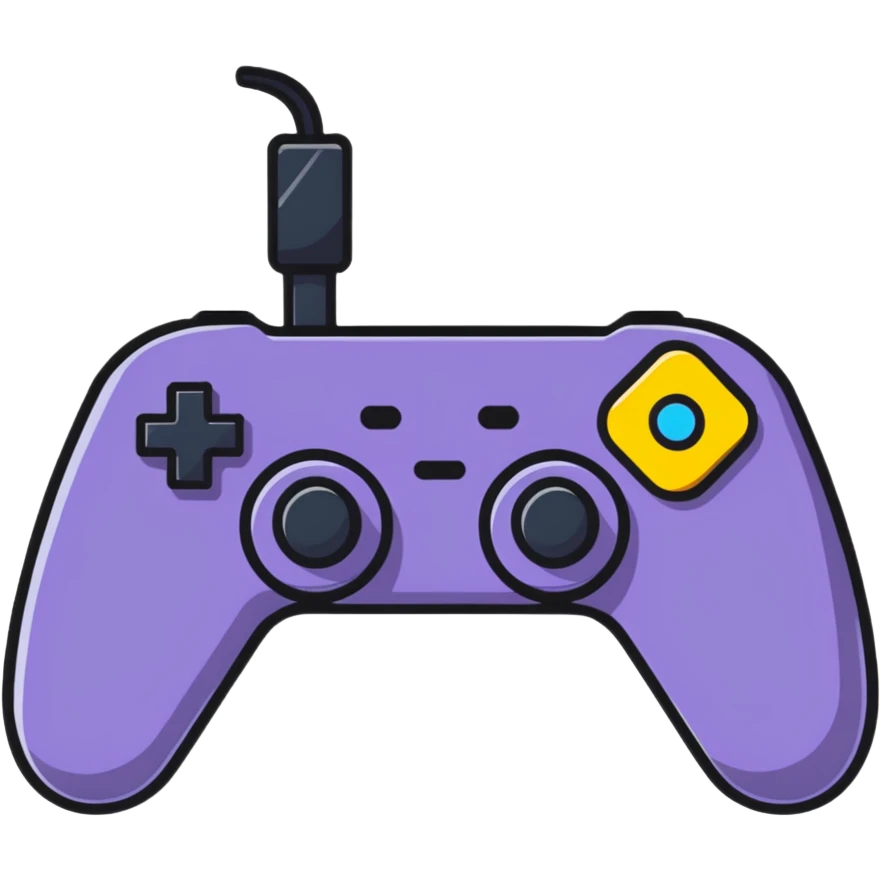 gaming emoji holding a console controller emoji
