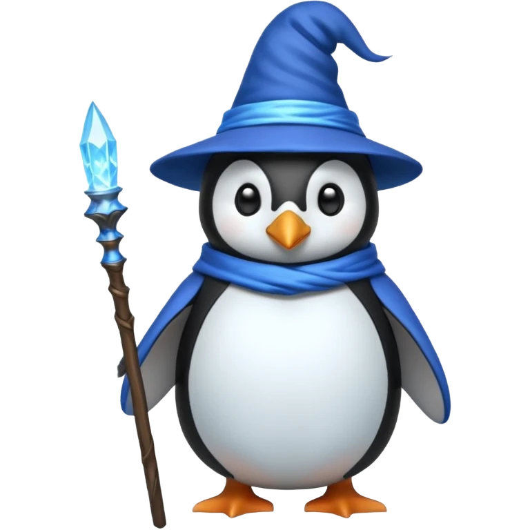 Penguin Wizard emoji