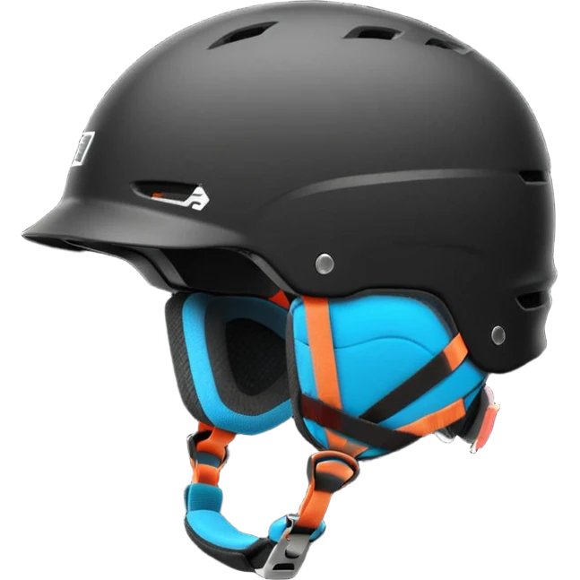 ski helmet without goggles emoji