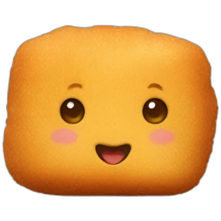 a single chicken nugget emoji