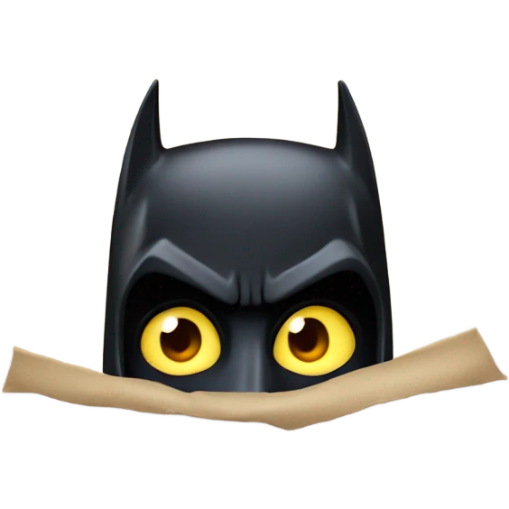 Batman spying  emoji