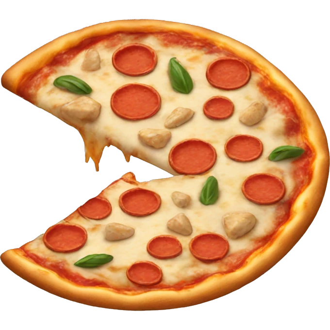 Pizza de pollo  emoji