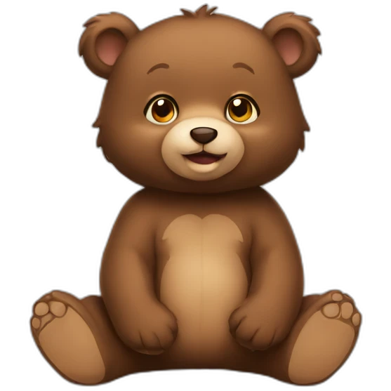 baby bear emoji