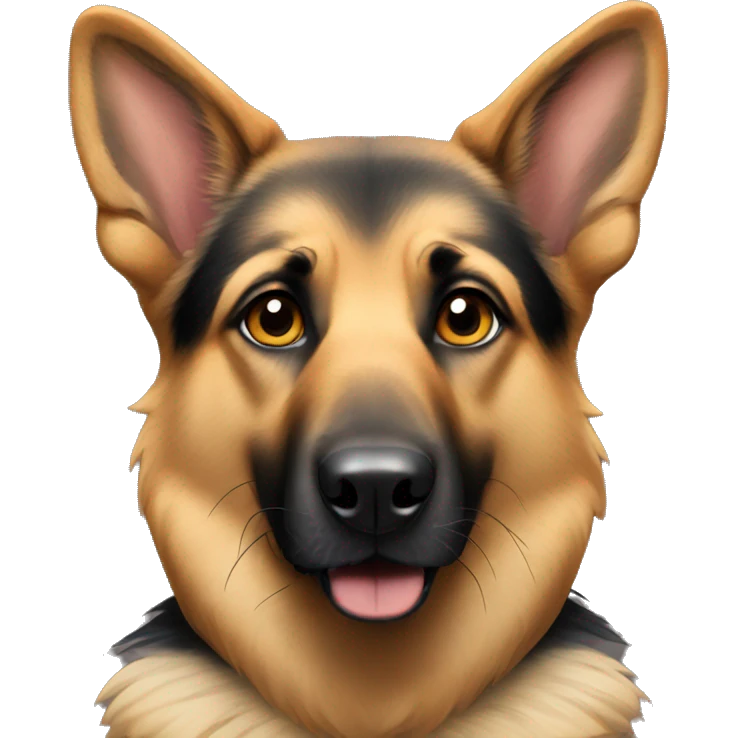 Dog german shepherd  emoji