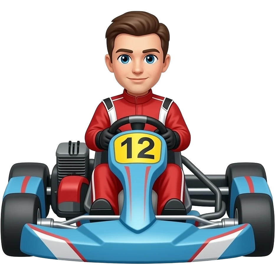 Pilote karting emoji