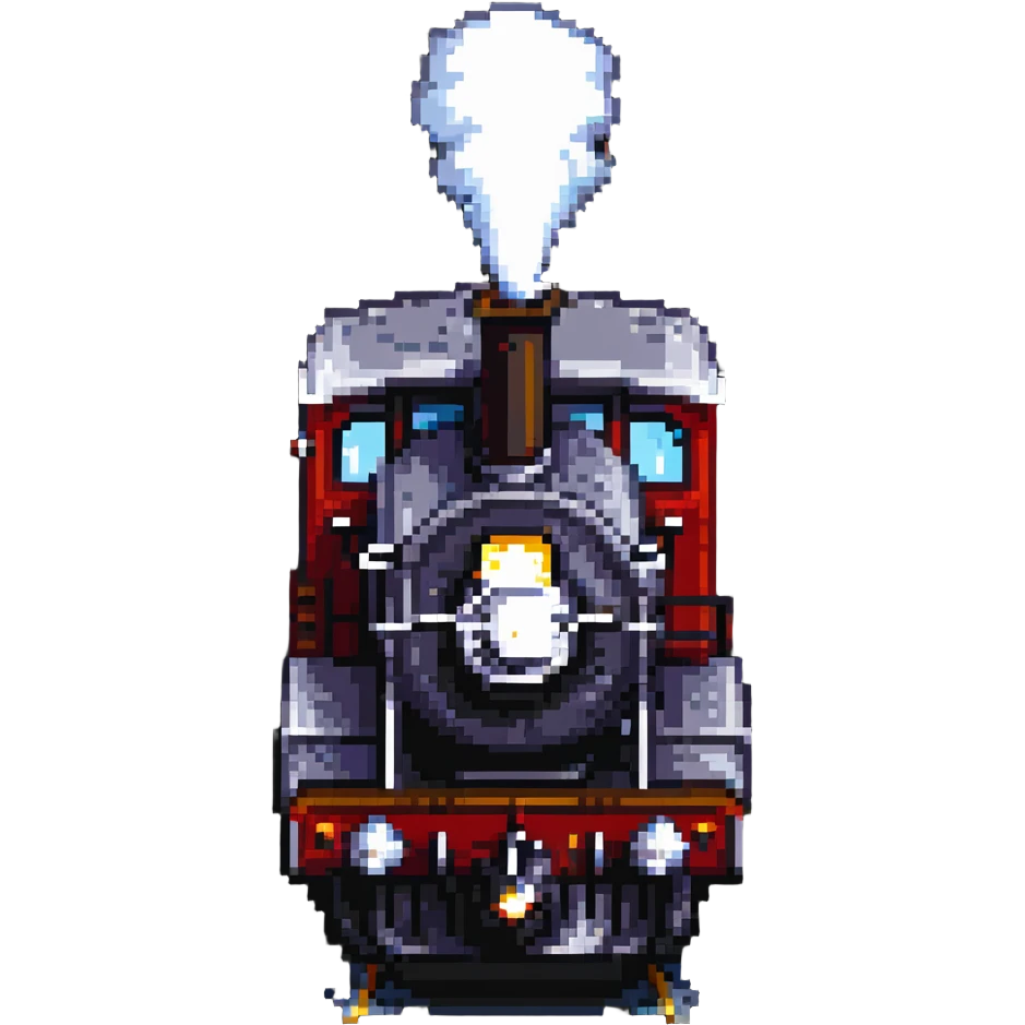 old steam train emoji