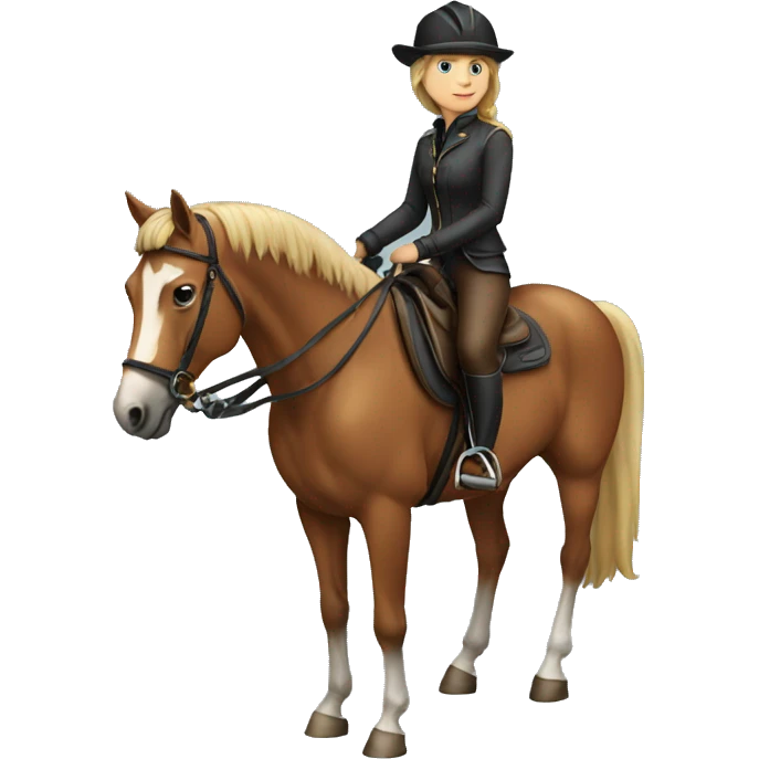 Horse rider emoji