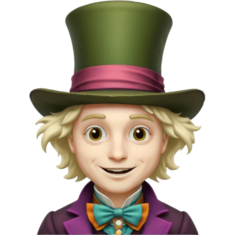 Mad Hatter from Alice in Wonderland movie emoji