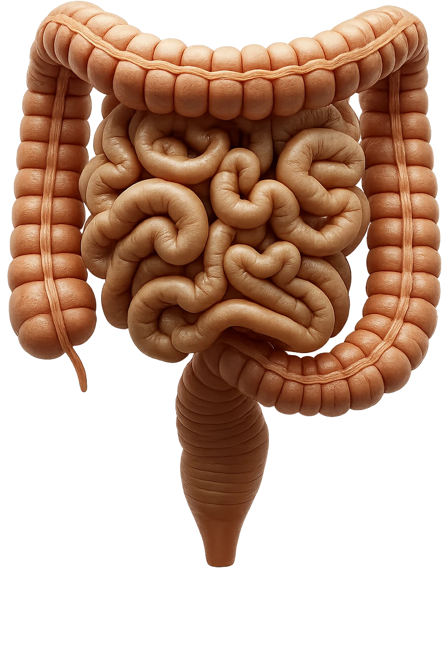 intestino umano anatomico realistico iperrealistico 4k emoji