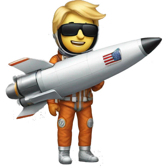 Rocket man emoji