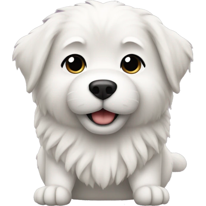 Samoed hanging his paws emoji
