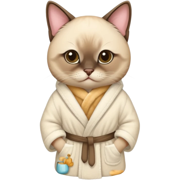 syam cat with bathrope emoji