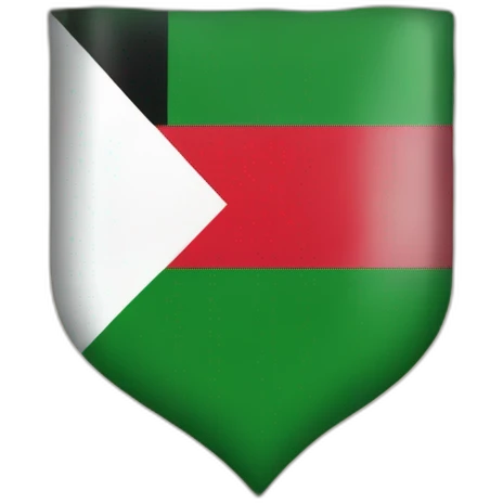 drapeau de l'Algérie mélanger a celui de la Palestine emoji