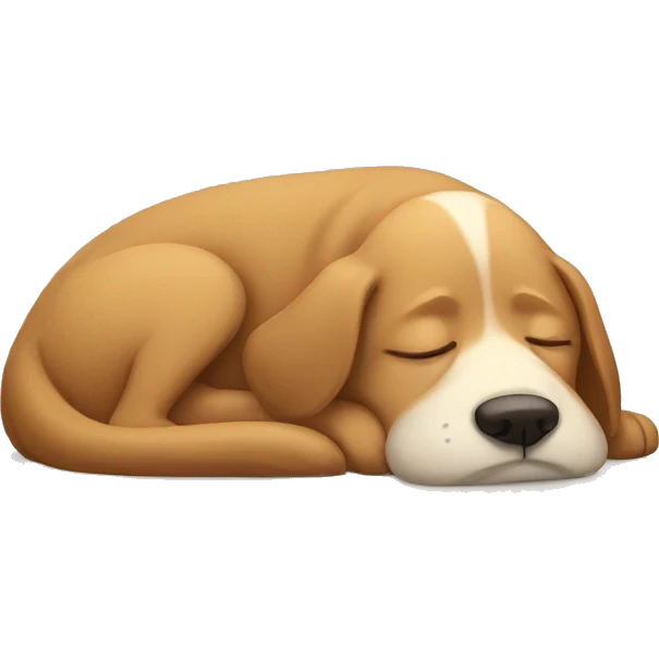 Dog sleep emoji