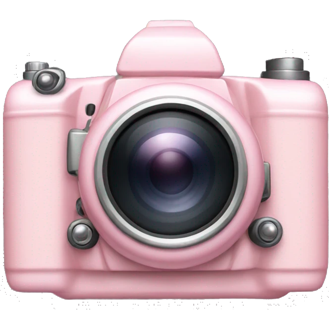 Light Pink camera  emoji