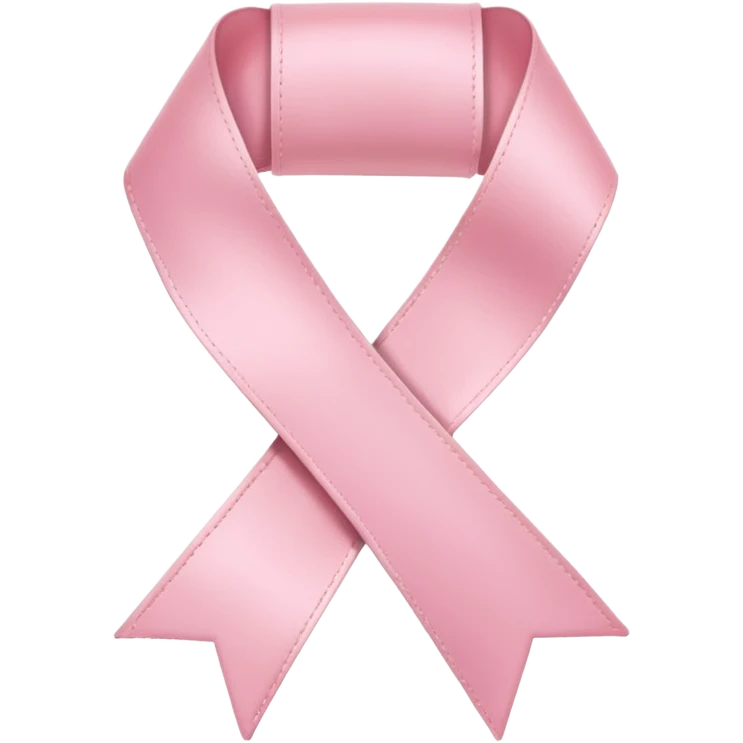 aesthetic pastel pink ribbon, delicate and cute, no text emoji