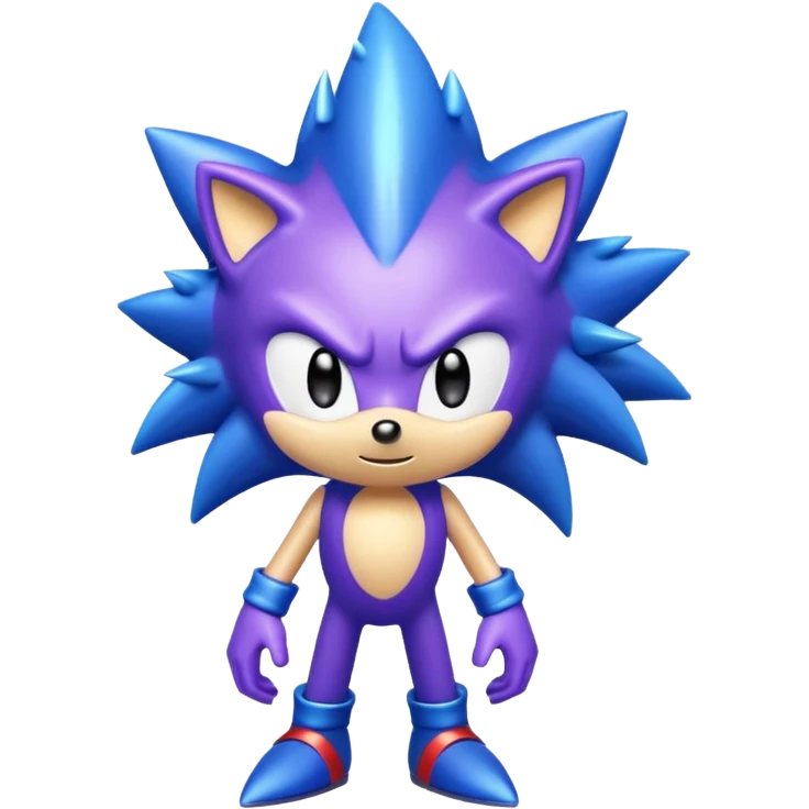 glitter purple sonic emoji