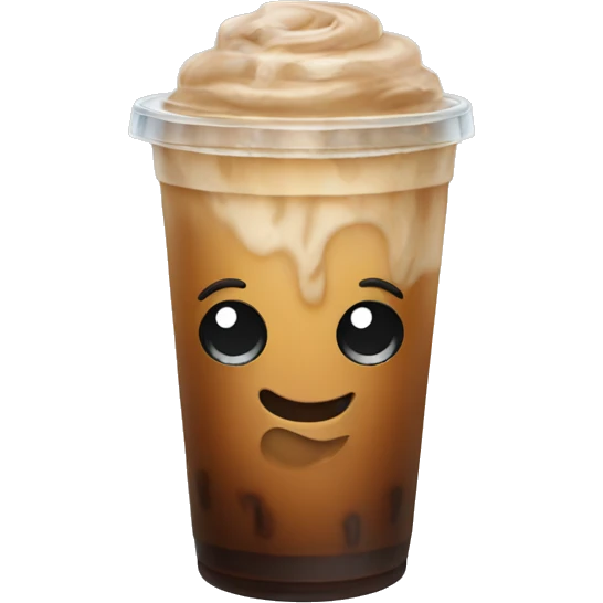 Iced coffee  emoji