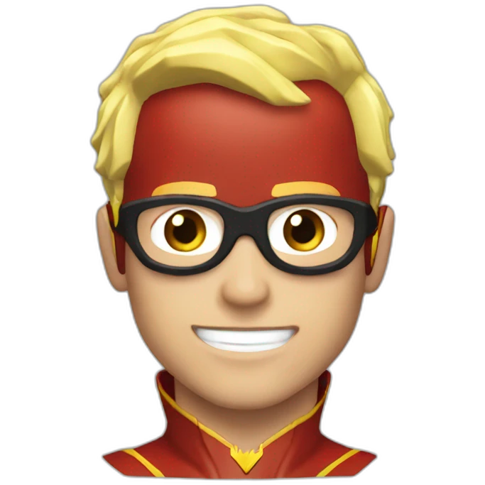 The Flash The fastest person alive emoji