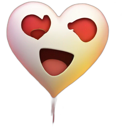 Exploding-heart emoji