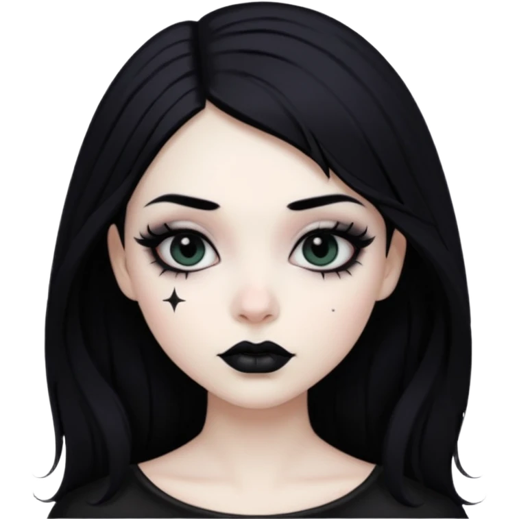 Gothic girl emoji