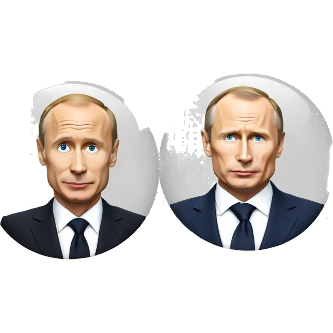 Putin et Macron  emoji