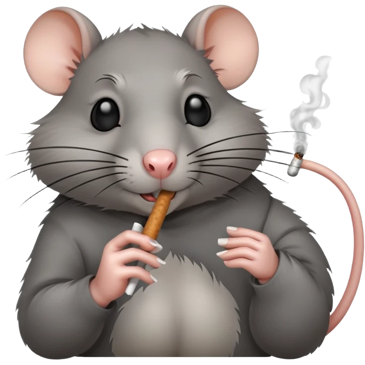 Rat smoking emoji