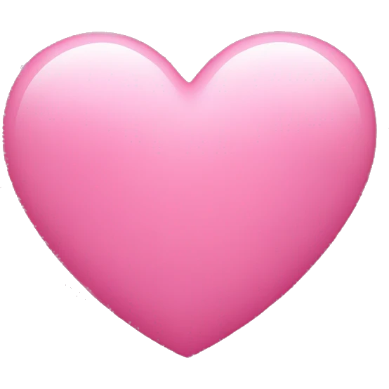 Pink heart  emoji