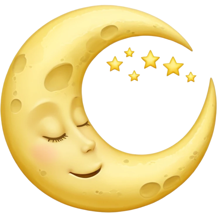 sleeping moon emoji