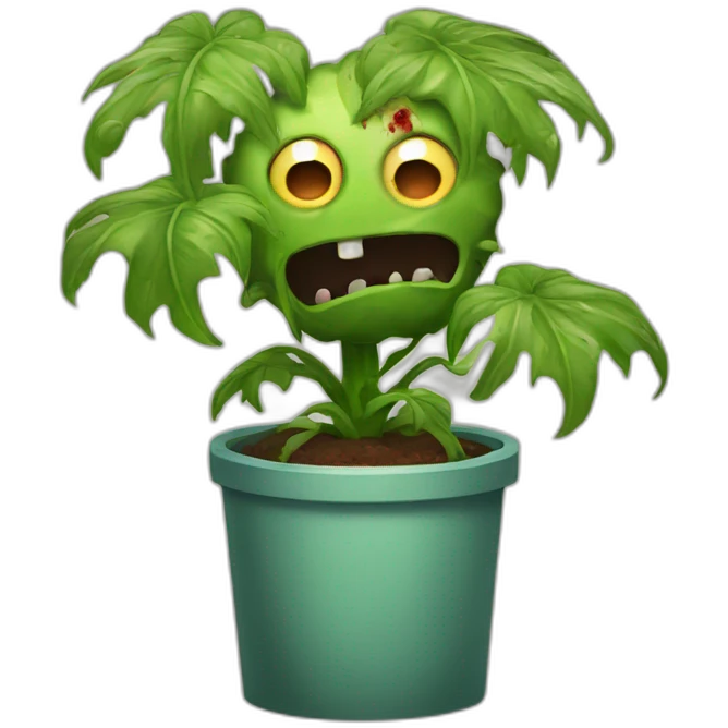 zombie houseplant emoji