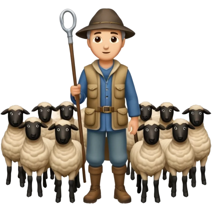 Structure et gouvernance, un berger qui guide son troupeau  emoji
