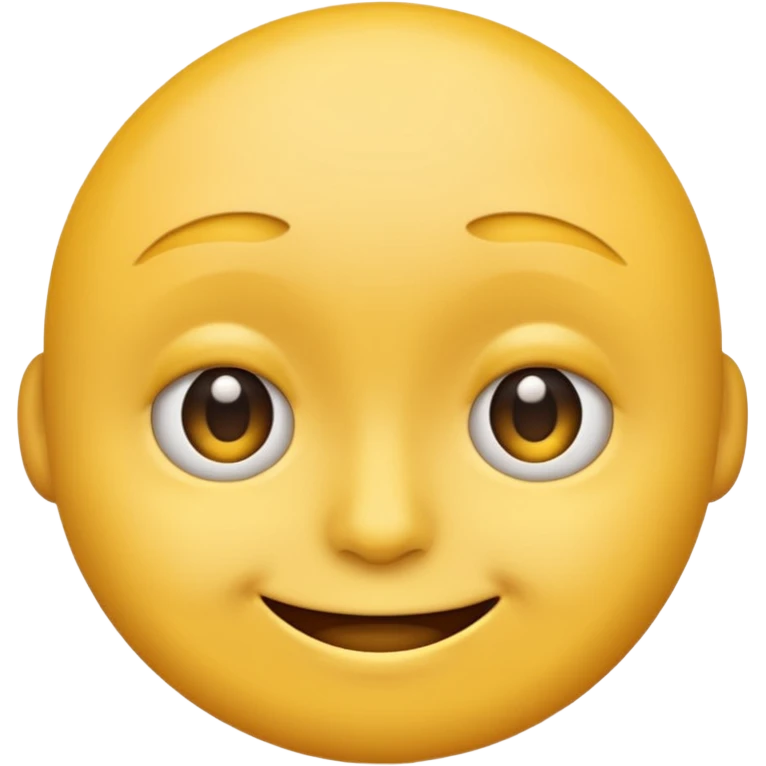 awkward forced Half smile smirk yellow circle face emoji emoji